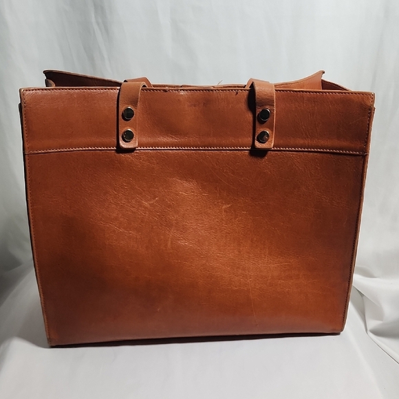 Mark & Graham Other - Mark & Graham Rich Brown Leather Briefcase